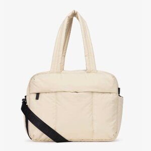 calpak luka duffle in oatmal new with tags